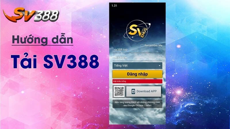 cách tải sv388 cho android