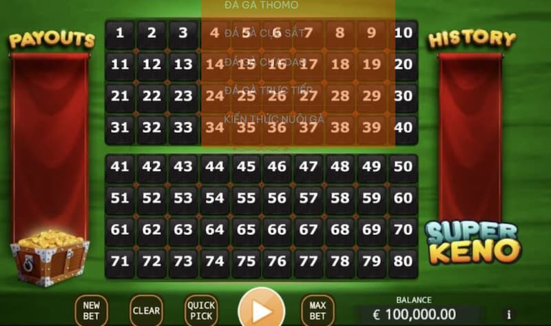 kinh nghiệm chơi keno